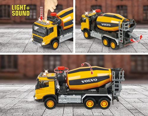 Majorette Volvo Truck Cement Mixer 3+