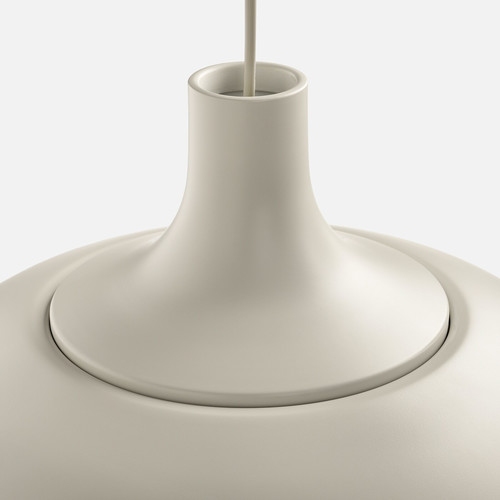 VÄXJÖ Pendant lamp, beige, 38 cm
