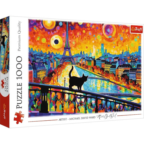 Trefl Jigsaw Puzzle Cat in Paris 1000pcs 12+