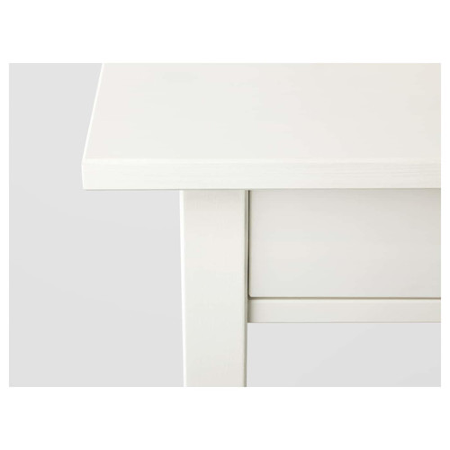 HEMNES Nightstand, white stain, 46x35 cm