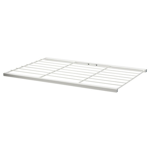 JOSTEIN Shelf, wire/in/outdoor white, 57x40 cm