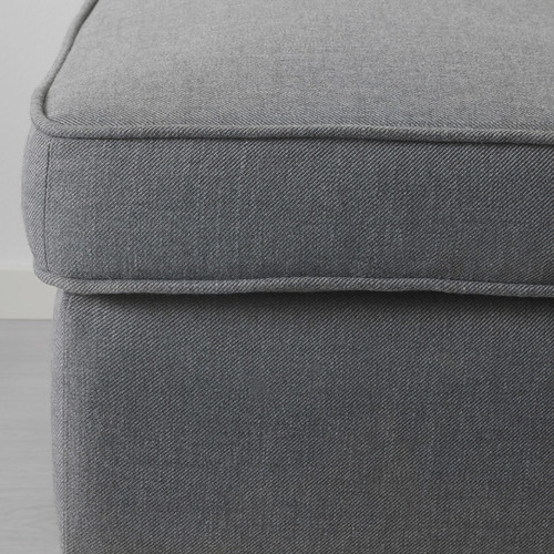 STRANDMON Footstool, Nordvalla dark grey