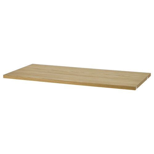 BOAXEL Shelf, oak effect, 80x40 cm