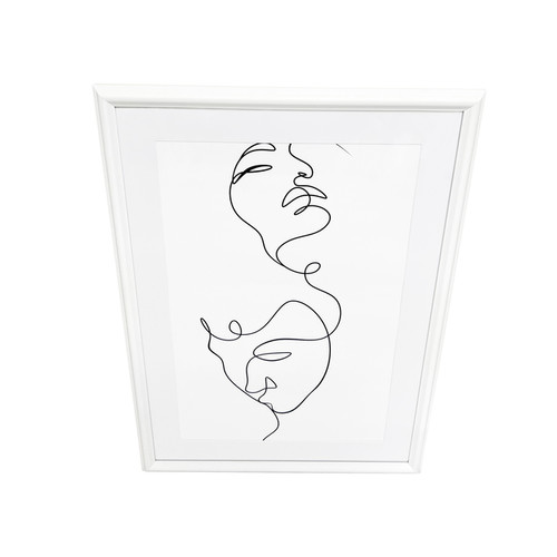 GoodHome Picture Frame Blanton 50 x 70 cm, white