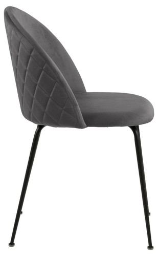 Upholstered Chair Louise, grey