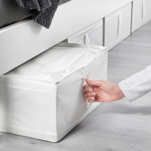 SKUBB Storage case, white, 43x53x19 cm