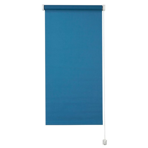 Plain Blackout Roller Blind Colours Boreas 45x180cm, blue