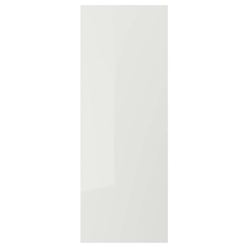 RINGHULT Cover panel, high-gloss light grey, 39x106 cm