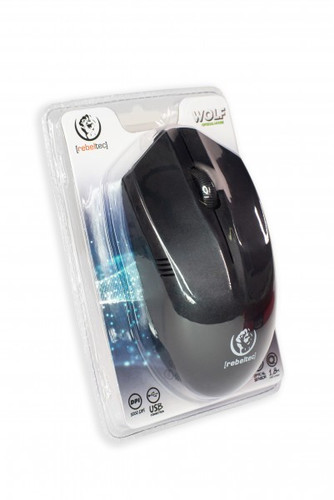 Rebeltec Optical Wired Mouse USB Wolf