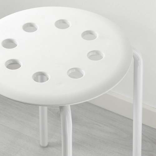 MARIUS Stool, white