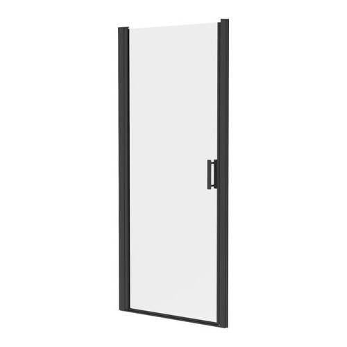 GoodHome Shower Door Beloya 80 cm, black/transparent