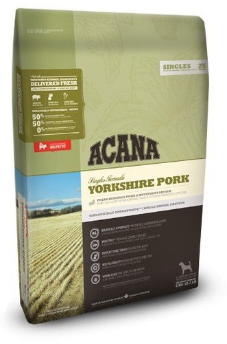 Acana Singles Yorkshire Pork Dry Dog Food 2kg