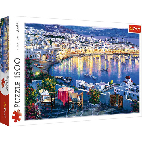 Trefl Jigsaw Puzzle Mykonos at Sunset 1500pcs 12+