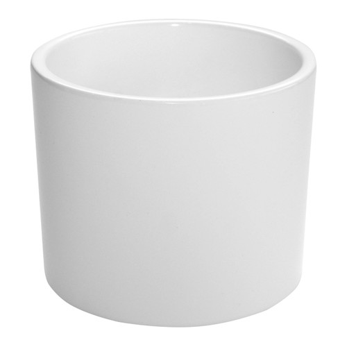 Plant Pot Cover 23cm, plain white