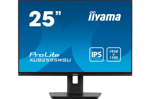 IIyama 25" Monitor XUB2595WSU-B5 IPS USB DP HDMI VGA 2x2W