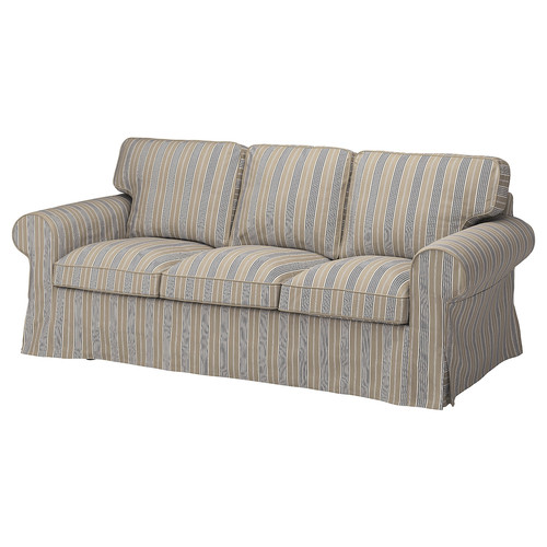 EKTORP 3-seat sofa, Karlshov beige/multicolour