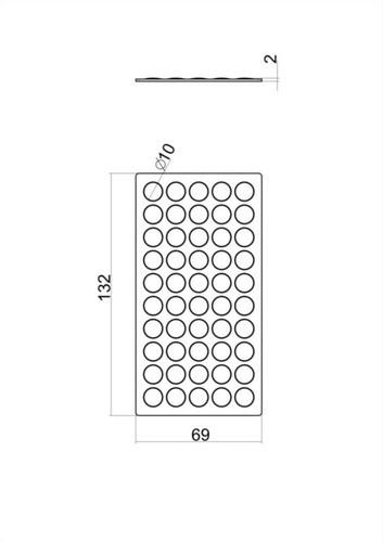 Self-adhesive Cabinet Door Bumper Buffer Protection Pad