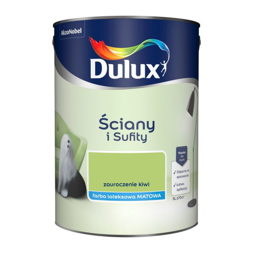 Dulux Walls & Ceilings Matt Latex Paint 5l passion for kiwi