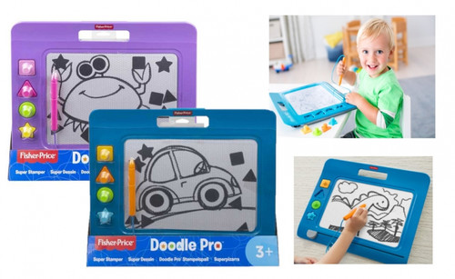 Fisher-Price Doodle Pro Drawing Set with Stamps CHH58 1pc, assorted, 3+