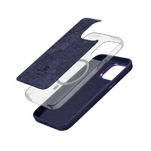 Crong Phone Case iPhone 15 Pro, navy blu