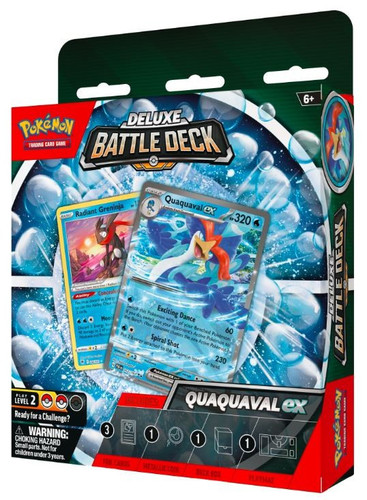 Pokemon Deluxe Battle Deck Quaquaval EX 6+