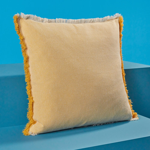 VÄXELBRUK Cushion cover, yellow, 50x50 cm