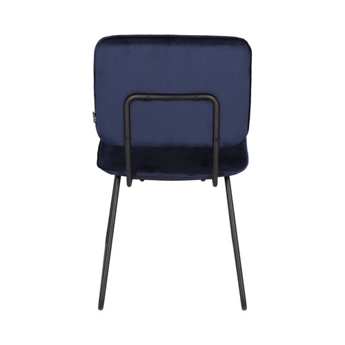 Upholstered Chair Adele VIC, dark blue