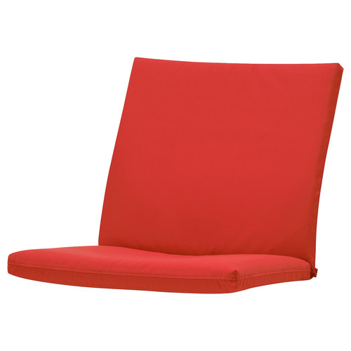 POÄNG Armchair cushion with low back, Vissle red