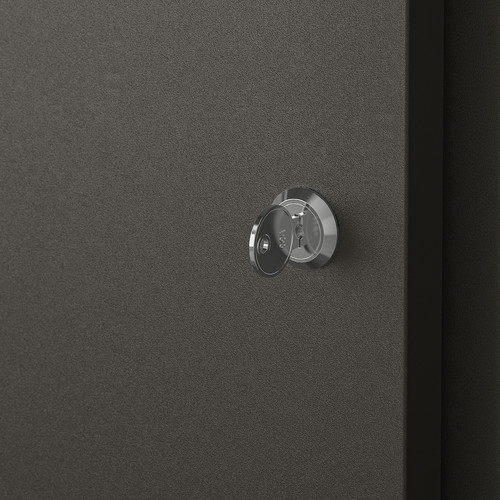 TROTTEN Cabinet combination, anthracite, 240x180 cm