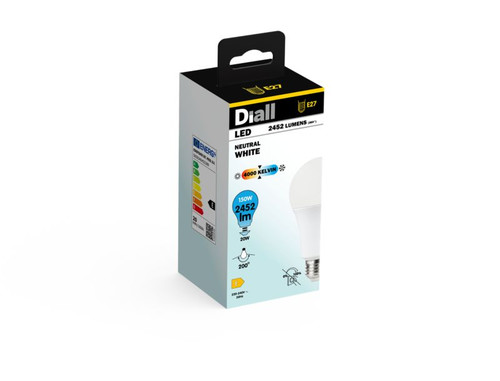 Diall LED Bulb A70 E27 2452 lm, neutral white