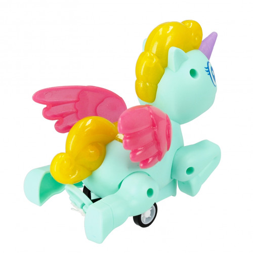 Pull Toy Unicorn 12cm, 1pc, assorted colours, 3+