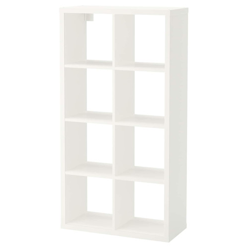 FLYSTA Shelving unit, white, 69x132 cm