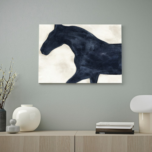 PJÄTTERYD Picture, Horse shadow, 70x50 cm