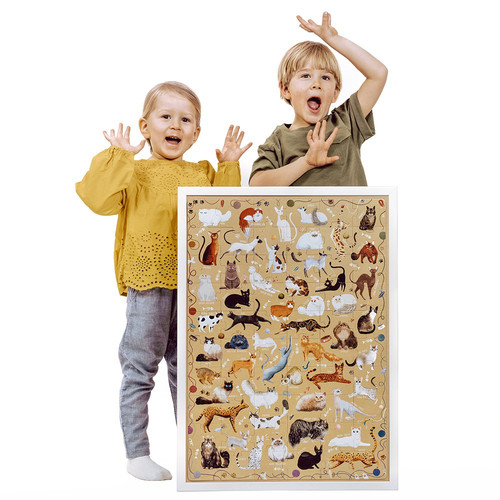 Czu Czu Jigsaw Puzzle Puzzlove Cats 60pcs 4+