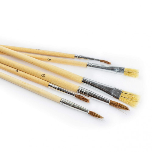 Strigo School Paintbrushes Set 6pcs