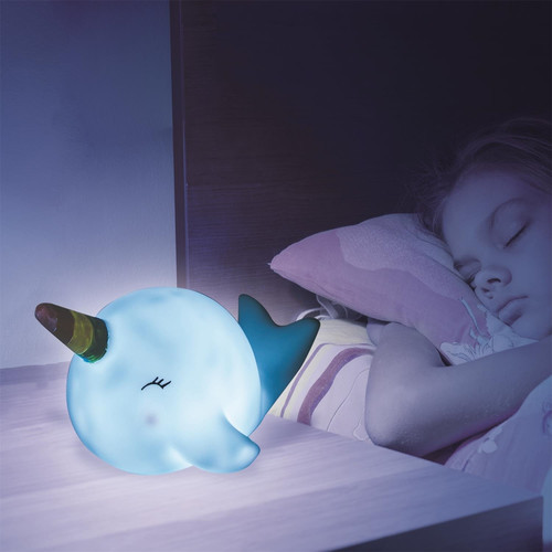 Night Lamp Whale, blue