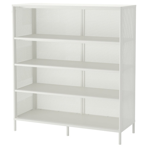 BEKANT Shelf unit, white, 121x134 cm