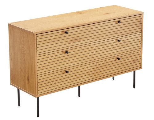 Chest of Drawers Lattes, oak-look