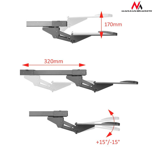 Keyboard Desk Tray MC-757 Maclean