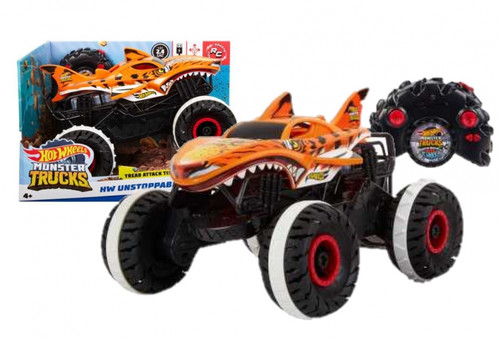 HOT WHEELS® Monster Trucks UNSTOPPABLE TIGER SHARK RC™ Vehicle 1:15 HGV87 4+