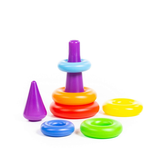 Pyramid Stacking Ring Educational Toy 12m+