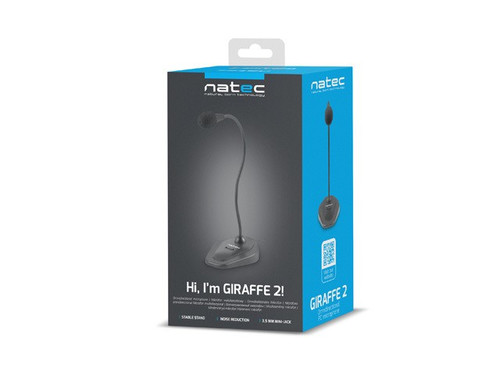 Natec Microphone Giraffe 2, black