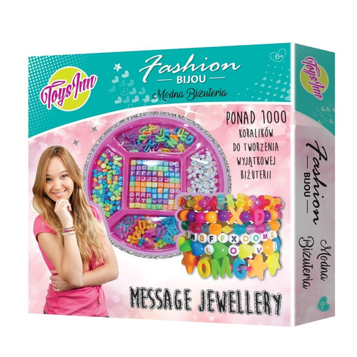 Toys Inn Fashion Bijou Message Jewellery Set 6+