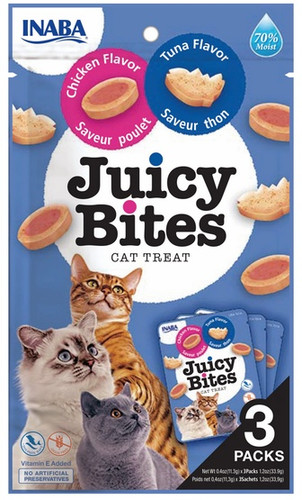 Inaba Ciao Cat Juicy Bites Chicken & Tuna Flavor 33.9g