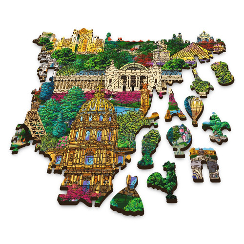 Trefl Wood Craft Wooden Puzzle France 1000pcs 12+