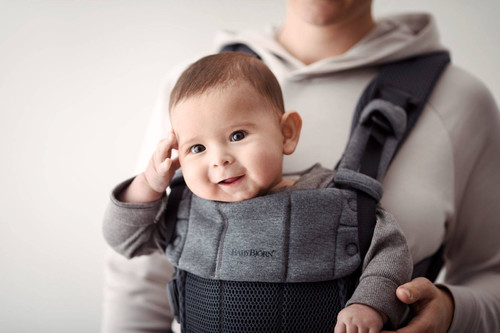 BABYBJORN - Baby Carrier Harmony 3D Mesh, Anthracite 0-36m