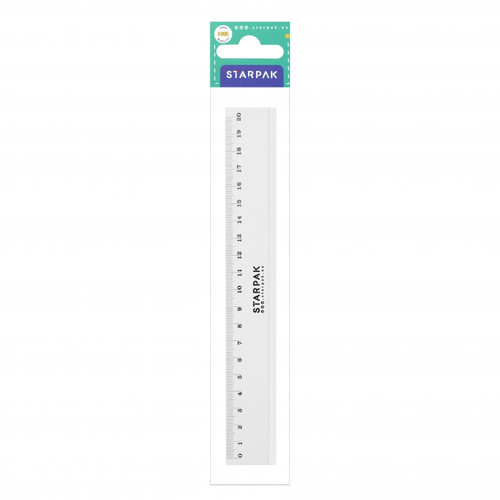 Starpak Plastic Ruler 20cm