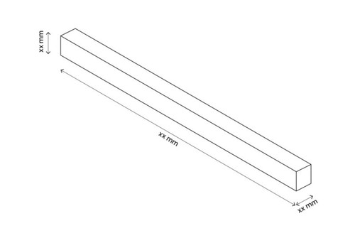 GoodHome Furniture Handle Atomia 29.3 cm, white, 2-pack