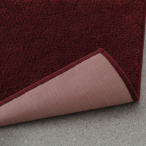 SÖDERSJÖN Bath mat, deep red, 50x80 cm