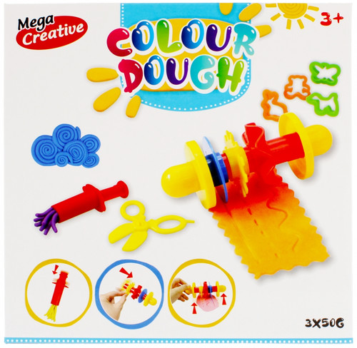 Mega Creative Colour Dough Playset with Modelling Compound 3+